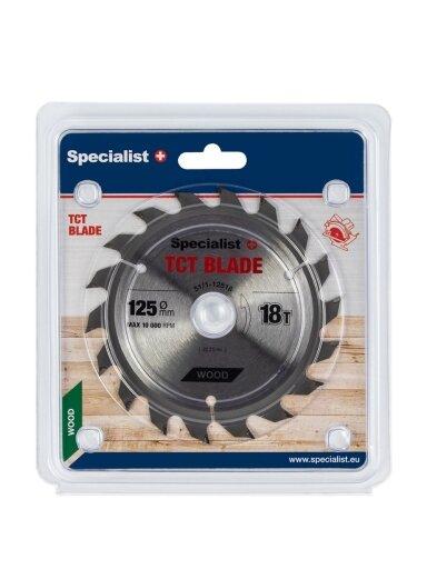 Specialist+ SPECIALIST+ pjovimo diskas, 125x18Tx22 mm