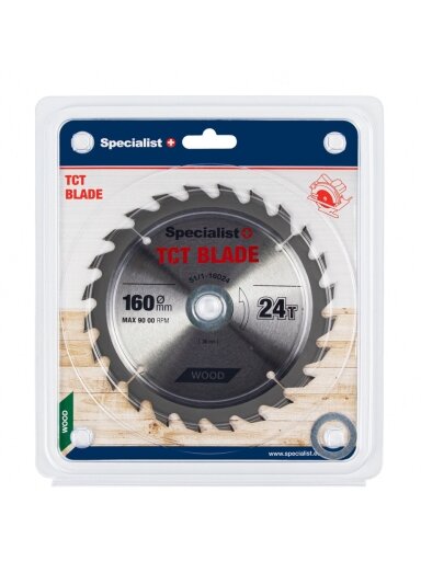 Specialist+ SPECIALIST+ pjovimo diskas, 160x24Tx30/20/16 mm