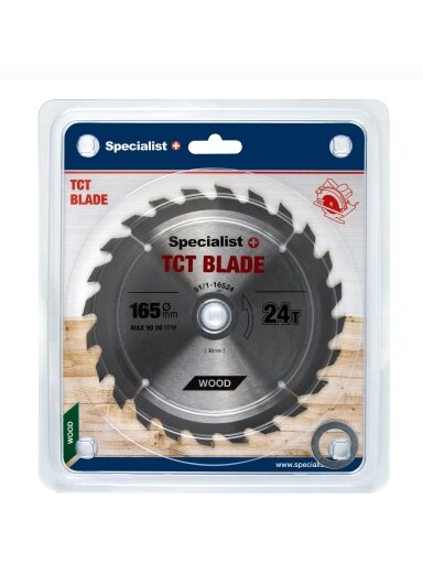 Specialist+ SPECIALIST+ pjovimo diskas, 165x24Tx20/16 mm