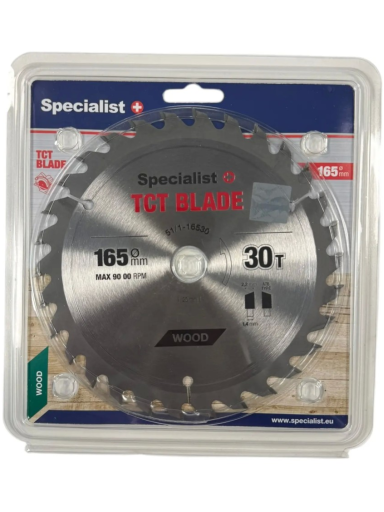 Specialist+ SPECIALIST+ pjovimo diskas, 165x30Tx20/16 mm