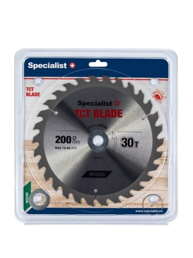 Specialist+ SPECIALIST+ pjovimo diskas, 200x30Tx32/30/20/16 mm