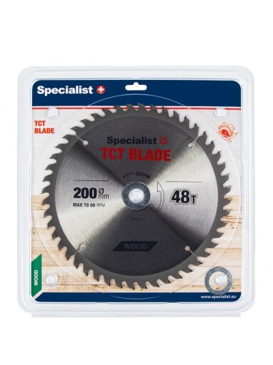 Specialist+ SPECIALIST+ pjovimo diskas, 200x48Tx30/20/16 mm