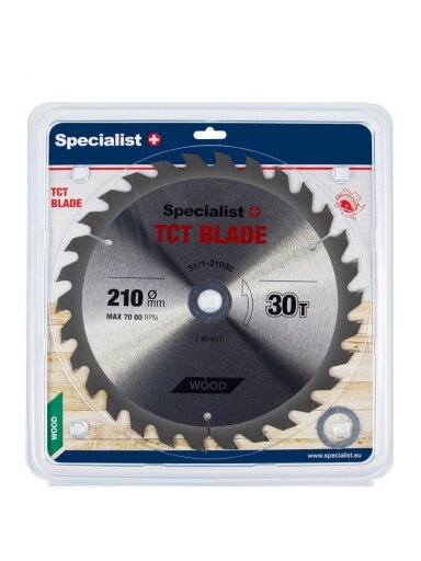 Specialist+ SPECIALIST+ pjovimo diskas, 210x30Tx30/20/16 mm