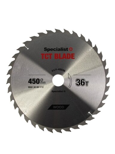 Specialist+ SPECIALIST+ pjovimo diskas, 450x36Tx50 mm