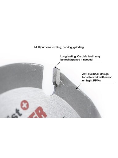 Specialist+ SPECIALIST+ pjovimo diskas WOOD CUTTER, 125 x 22 mm