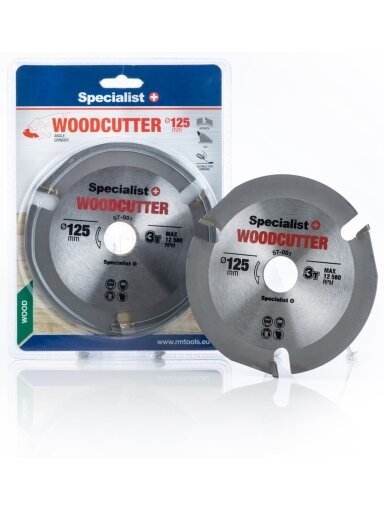 Specialist+ SPECIALIST+ pjovimo diskas WOOD CUTTER, 125 x 22 mm