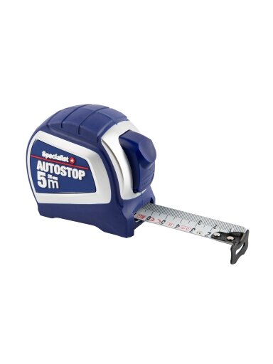 Specialist+ SPECIALIST+ ruletė AUTOSTOP 5 m, 25 mm