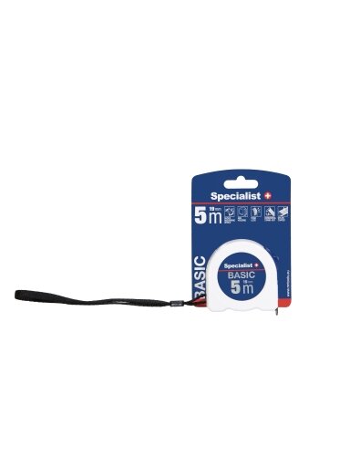 Specialist+ SPECIALIST+ ruletė BASIC 5 m, 19 mm