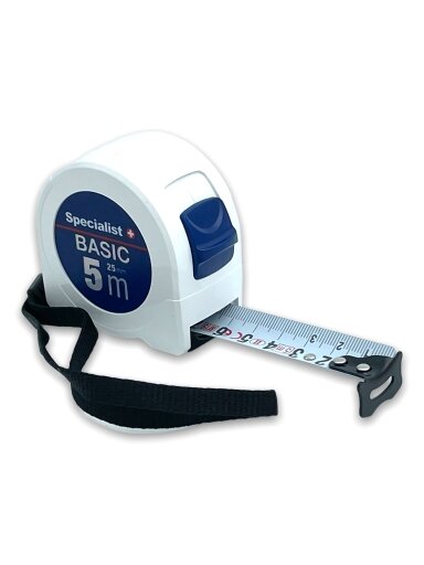 Specialist+ SPECIALIST+ ruletė BASIC 5 m, 25 mm