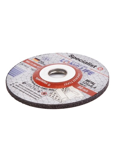 Specialist+ SPECIALIST+ šlif. diskas LONG LIFE, 125x6.4x22 mm