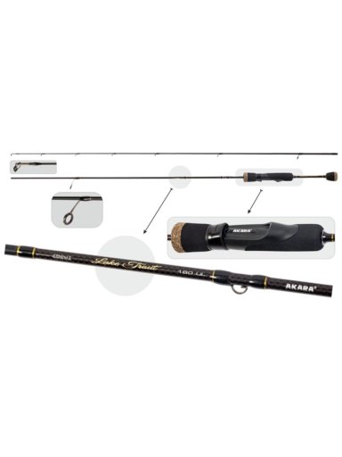 Spiningas Akara LAKE TROUT TX-30 2X ilgis 180 cm 1 - 8 g