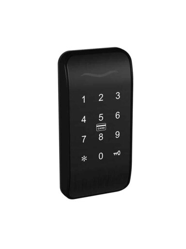 Spintelių durų užraktas spyna juoda TT LOCK