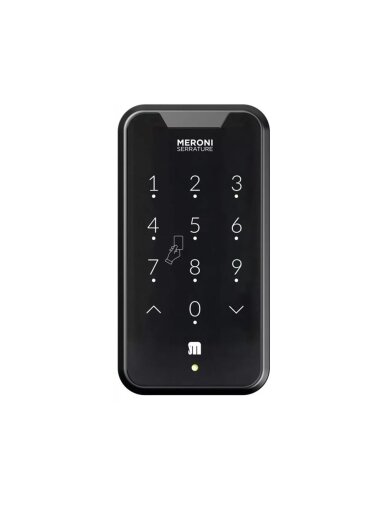 Spintelių durų užraktas spyna maxi juoda PIN kodai RFID. Užsakoma!