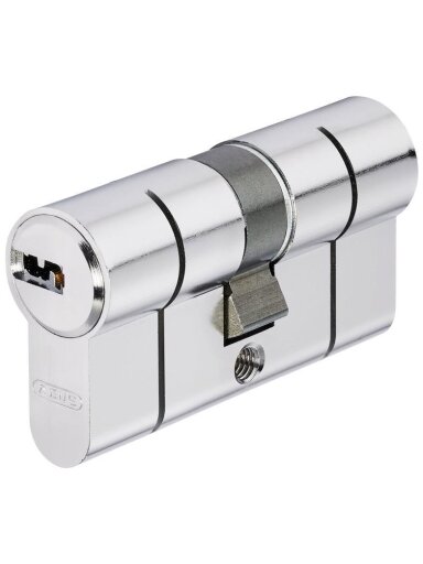 Spynos cilindras Abus, 90 mm, nikeliuotas Spynos cilindras Abus, 90 mm, nikeliuotas