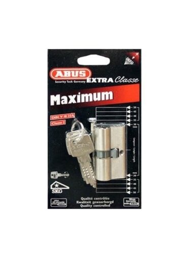Spynos cilindras Abus D6, 65 mm, nikeliuota