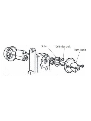 Spynos cilindras Valnes E701 13, 32 mm, chromuotas Spynos cilindras Valnes E701 13, 32 mm, chromuotas