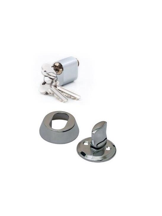 Spynos cilindras Valnes E701 18, 32 mm, chromuotas