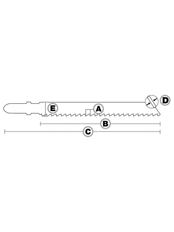 Specialist+ SPECIALIST+ pjūklelis 3103L (T301DL), 2 vnt. 3 Specialist+ SPECIALIST+ pjūklelis 3103L (T301DL), 2 vnt. 3