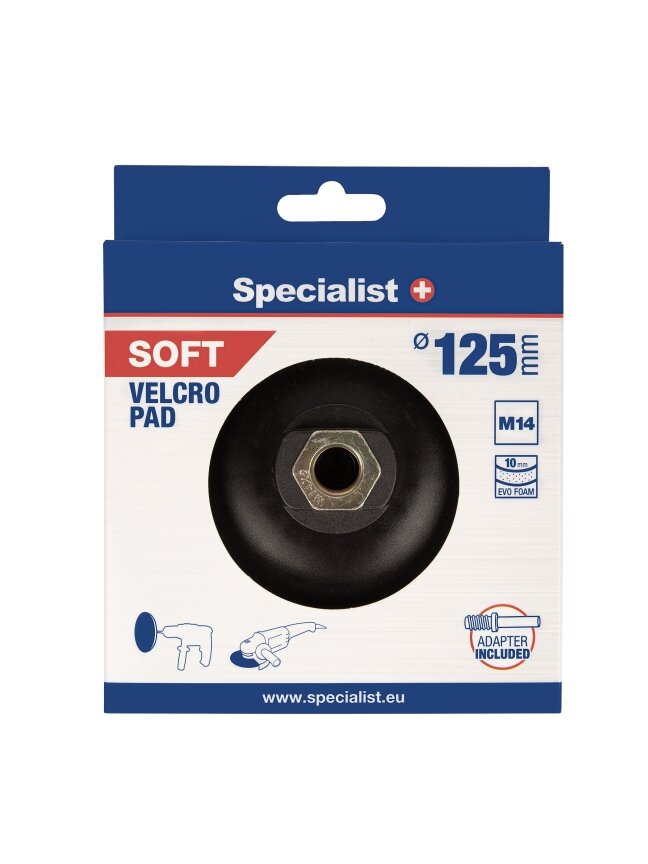 Specialist+ Lipnus šlifavimo padas Ø125 mm, minkštas, SPECIALIST+ 4