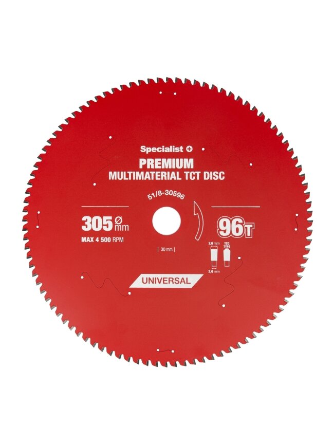 Specialist+ Pjovimo diskas 305x96Tx30mm, Multimaterial PREMIUM, SPECIALIST+ 1 Specialist+ Pjovimo diskas 305x96Tx30mm, Multimaterial PREMIUM, SPECIALIST+ 1