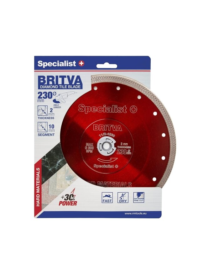 Specialist+ SPECIALIST+ deim. diskas BRITVA, 230x2x22 mm 1