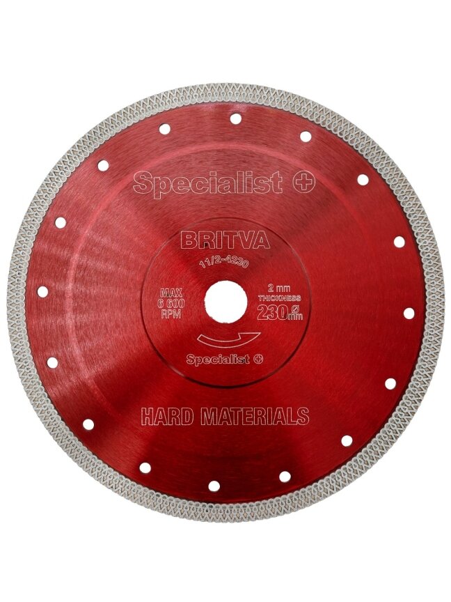 Specialist+ SPECIALIST+ deim. diskas BRITVA, 230x2x22 mm 2 Specialist+ SPECIALIST+ deim. diskas BRITVA, 230x2x22 mm 2