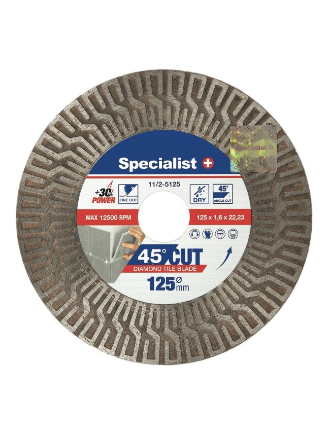 Specialist+ SPECIALIST+ deim. pjovimo-šlifavimo diskas, 125mm 1 Specialist+ SPECIALIST+ deim. pjovimo-šlifavimo diskas, 125mm 1