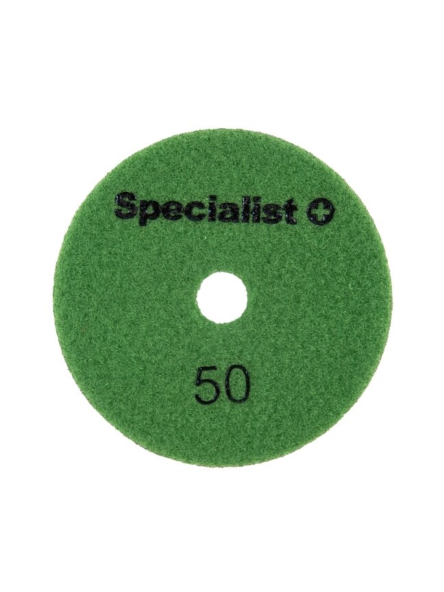 Specialist+ SPECIALIST+ deimant. Šlifavimo lap., 100 mm, 50P 2 Specialist+ SPECIALIST+ deimant. Šlifavimo lap., 100 mm, 50P 2