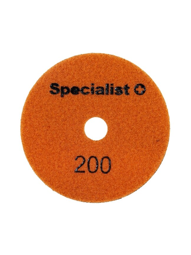 Specialist+ SPECIALIST+ deimant. Šlifavimo lap., universalus, 100 mm, 200P 2 Specialist+ SPECIALIST+ deimant. Šlifavimo lap., universalus, 100 mm, 200P 2