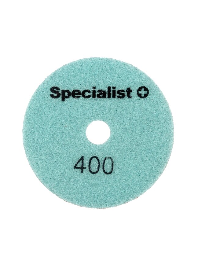 Specialist+ SPECIALIST+ deimant. Šlifavimo lap., universalus, 100 mm, 400P 2 Specialist+ SPECIALIST+ deimant. Šlifavimo lap., universalus, 100 mm, 400P 2