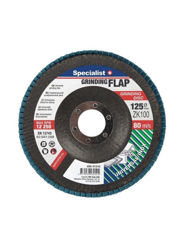 Specialist+ SPECIALIST+ lapel. šlif.disk. ZK100, 125 mm Specialist+ SPECIALIST+ lapel. šlif.disk. ZK100, 125 mm