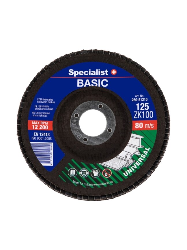 Specialist+ SPECIALIST+ lapelinis šlif. diskas BASIC ZK100, 125 mm