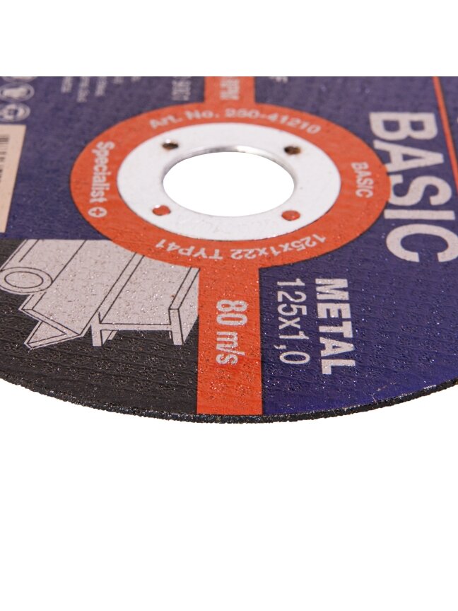 Specialist+ SPECIALIST+ metalo pj. diskas BASIC, 125x1x22 mm 2