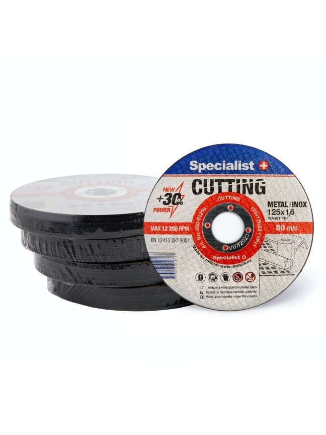 Specialist+ SPECIALIST+ metalo pj.diskas CUTTING, 125x1.6x22 mm 3 Specialist+ SPECIALIST+ metalo pj.diskas CUTTING, 125x1.6x22 mm 3