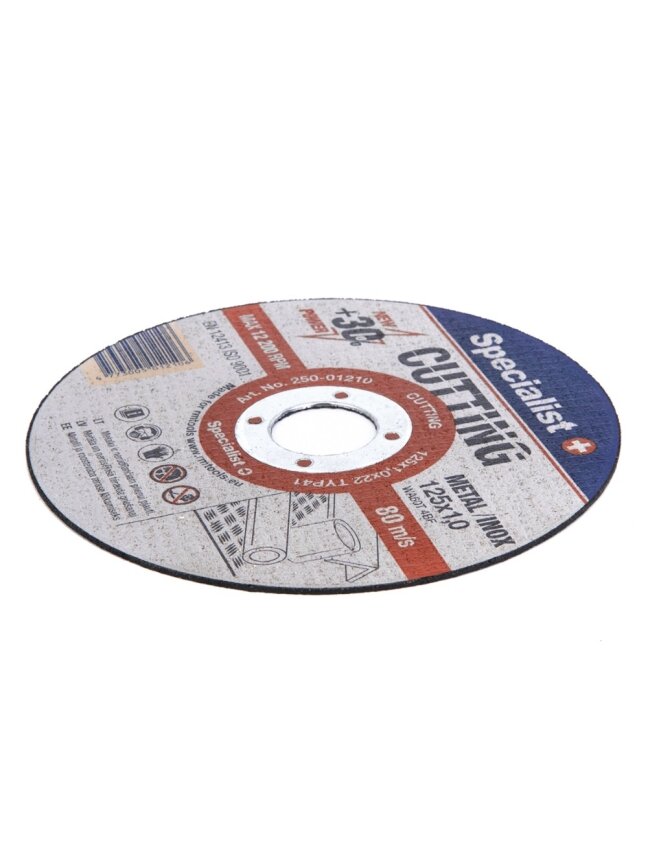 Specialist+ SPECIALIST+ metalo pj.diskas CUTTING, 125x1x22 mm 1 Specialist+ SPECIALIST+ metalo pj.diskas CUTTING, 125x1x22 mm 1