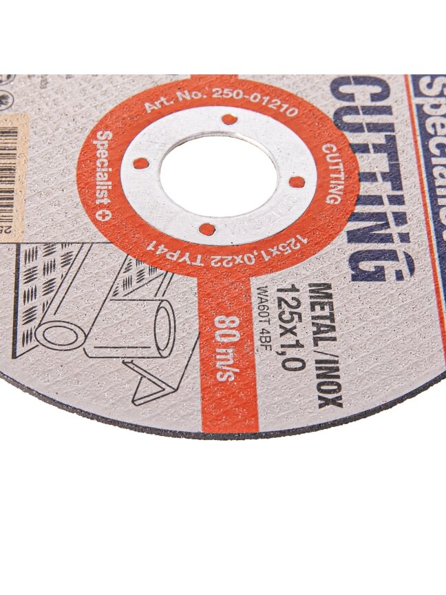 Specialist+ SPECIALIST+ metalo pj.diskas CUTTING, 125x1x22 mm 2 Specialist+ SPECIALIST+ metalo pj.diskas CUTTING, 125x1x22 mm 2