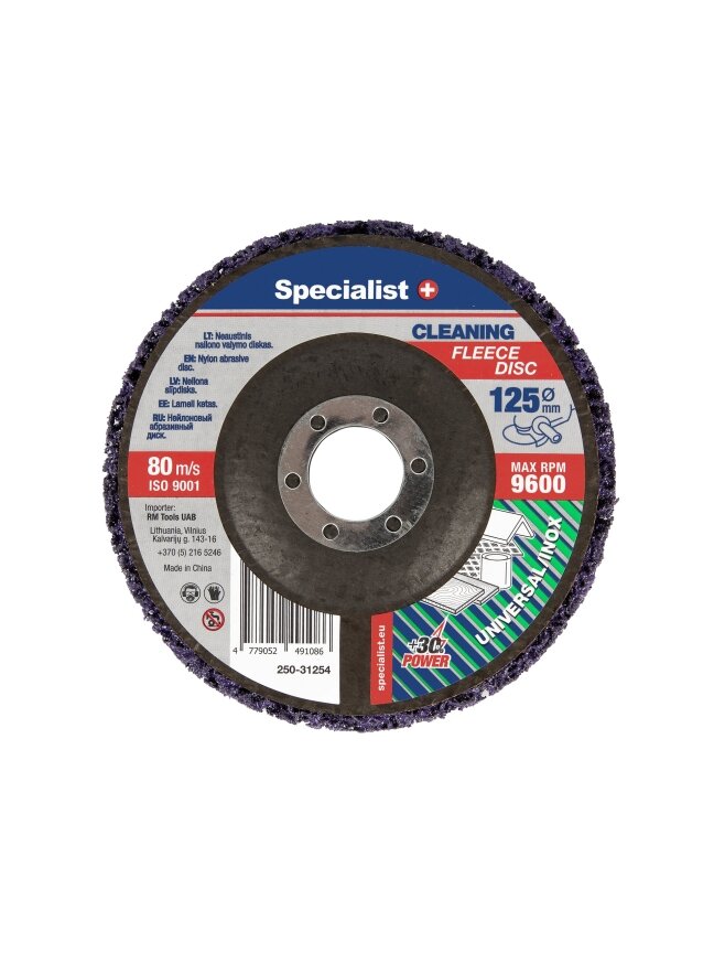 Specialist+ SPECIALIST+ nailoninis valymo diskas, 125mm Specialist+ SPECIALIST+ nailoninis valymo diskas, 125mm