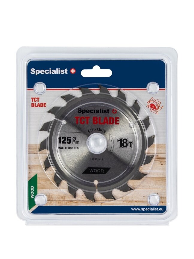 Specialist+ SPECIALIST+ pjovimo diskas, 125x18Tx22 mm