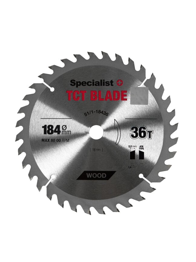 Specialist+ SPECIALIST+ pjovimo diskas, 184x36Tx16 mm 1 Specialist+ SPECIALIST+ pjovimo diskas, 184x36Tx16 mm 1