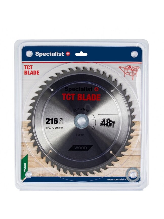 Specialist+ SPECIALIST+ pjovimo diskas, 216 mmx48Tx30/20/16 mm