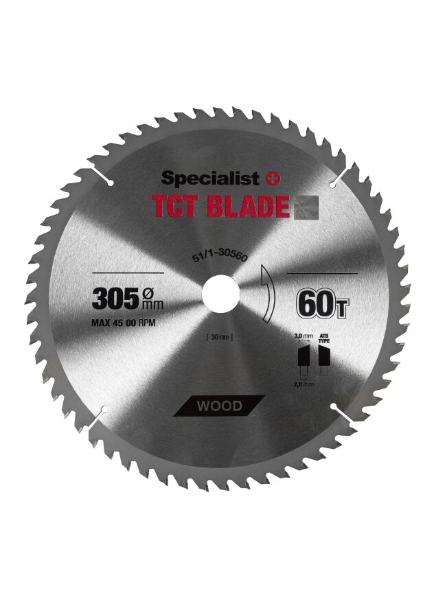 Specialist+ SPECIALIST+ pjovimo diskas, 305x60Tx30 mm 1 Specialist+ SPECIALIST+ pjovimo diskas, 305x60Tx30 mm 1