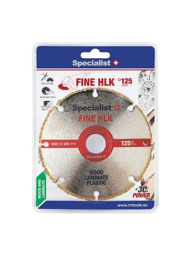 Specialist+ SPECIALIST+ pjovimo diskas FINE HLK, 125 mm
