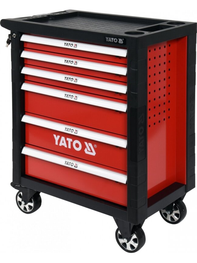 Spintelė su įrankiais 177 vnt. 6 stalčiai Yato 2 Spintelė su įrankiais 177 vnt. 6 stalčiai Yato 2