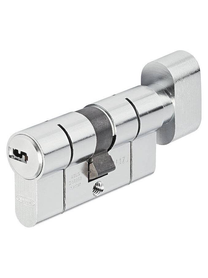 Spynos cilindras su užsuktuku Abus, 70 mm, nikeliuotas Spynos cilindras su užsuktuku Abus, 70 mm, nikeliuotas