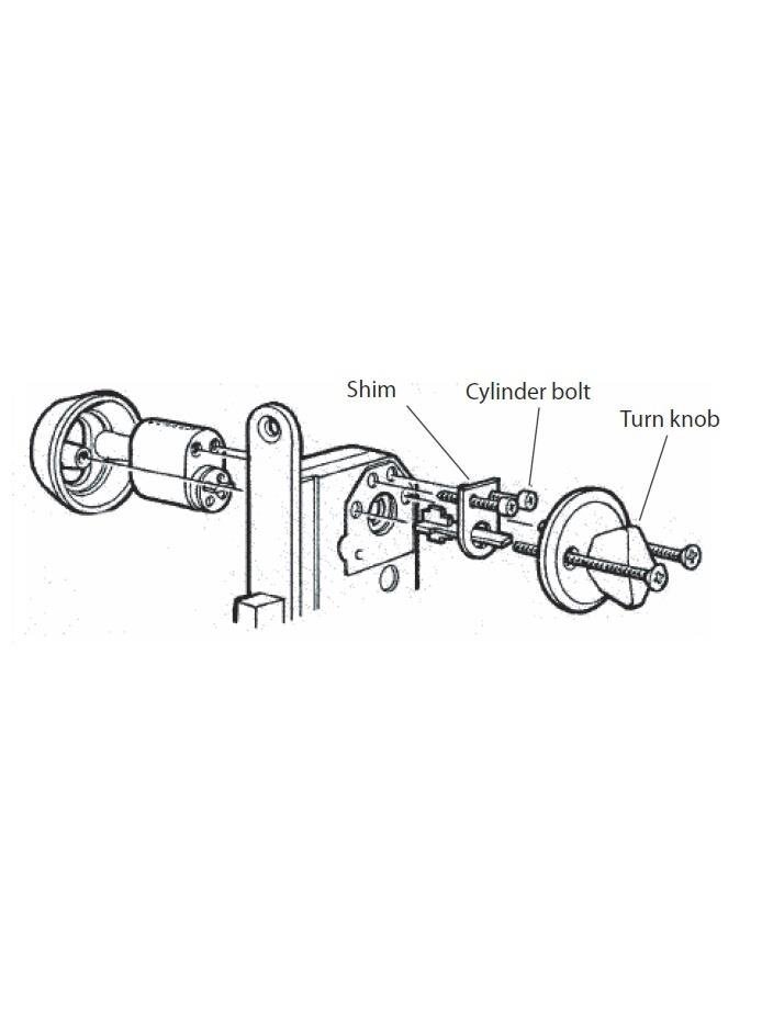 Spynos cilindras Valnes E701 18, 32 mm, chromuotas 1