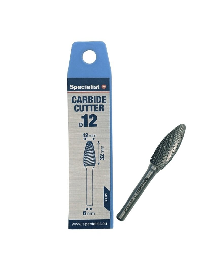 Specialist+ SPECIALIST+ kietmetalio freza FLH, 12x32x6 mm Specialist+ SPECIALIST+ kietmetalio freza FLH, 12x32x6 mm