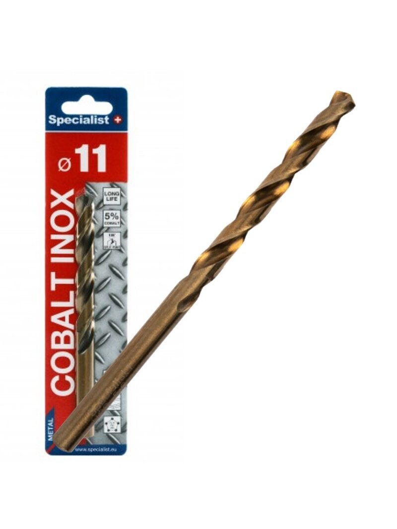 Specialist+ SPECIALIST+ metalo grąžtas COBALT, 11 mm