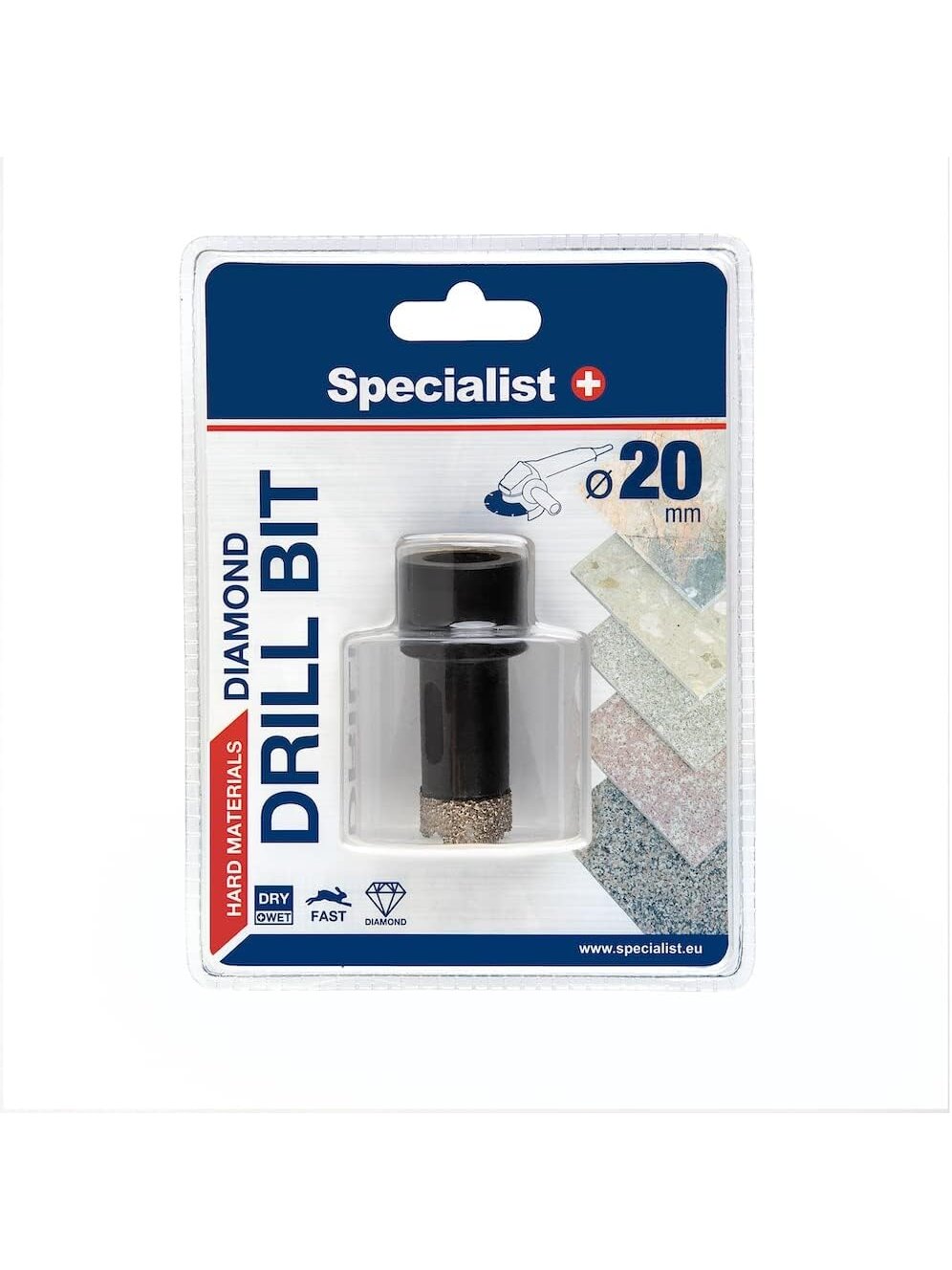Specialist+ SPECIALIST+ deimantinis grąžtas D20 M14 Specialist+ SPECIALIST+ deimantinis grąžtas D20 M14
