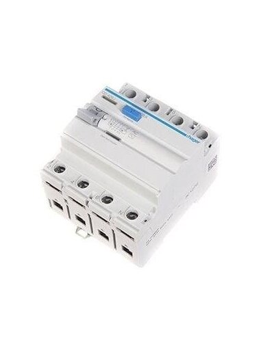 Srovės nuotėkio relė HAGER 30MA 4x25A AC
