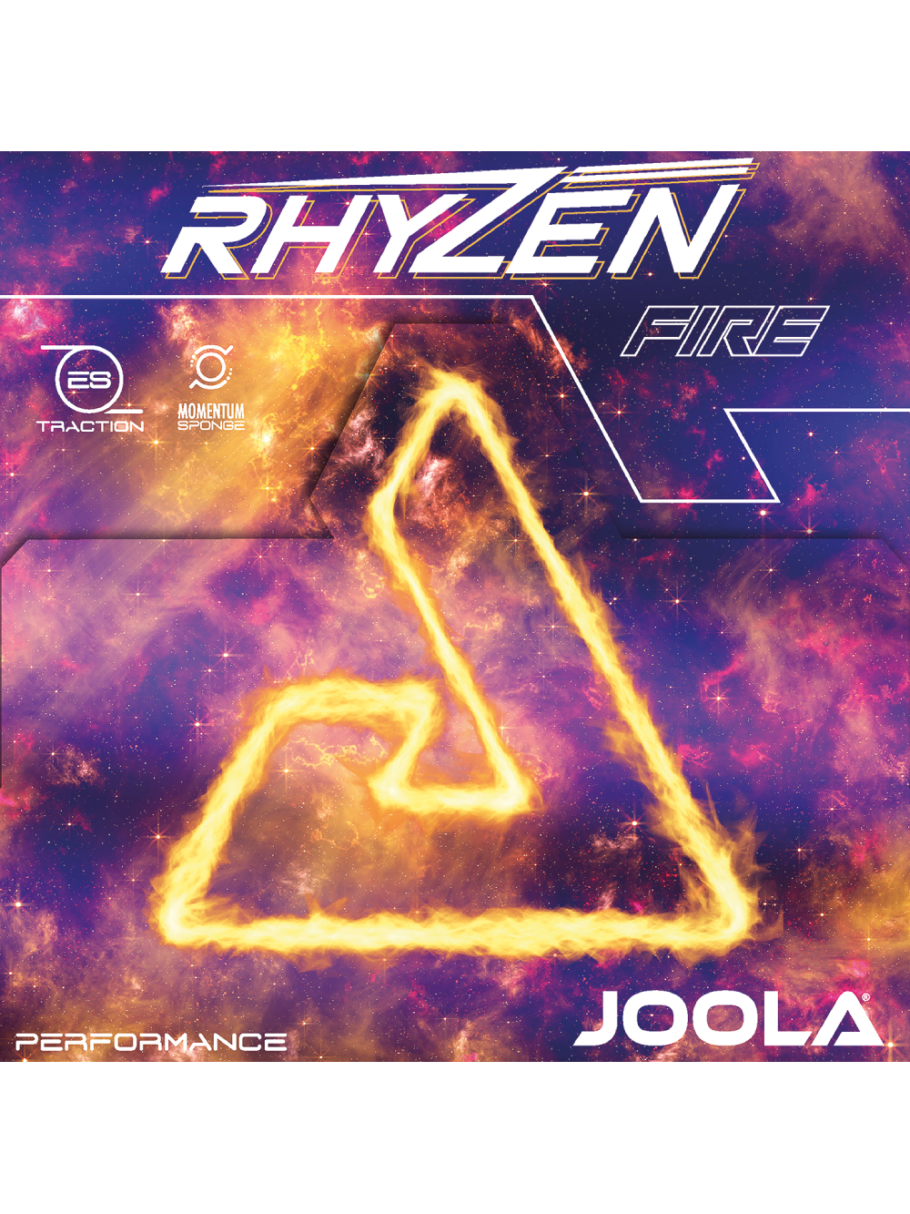 Stalo Teniso Raketės Guma JOOLA Rhyzen FIRE, Red Max+